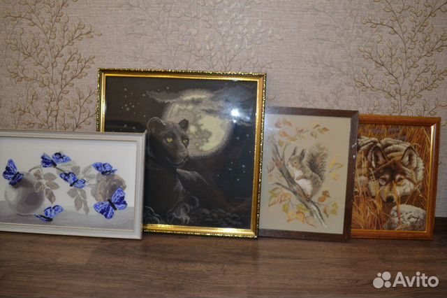 Картина вышитая крестиком