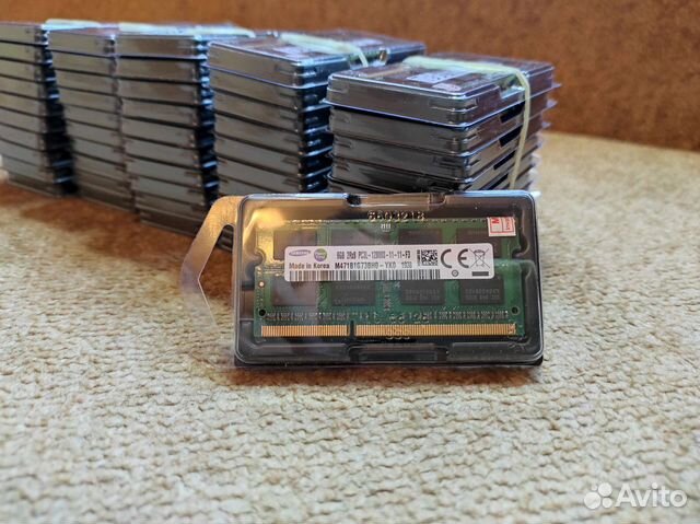 Оперативная память Samsung 8gb ddr3l 1600Mhz