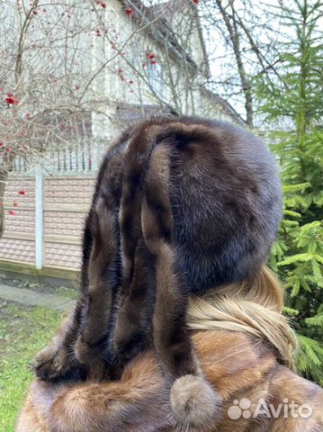 Шапка норковая новая женская