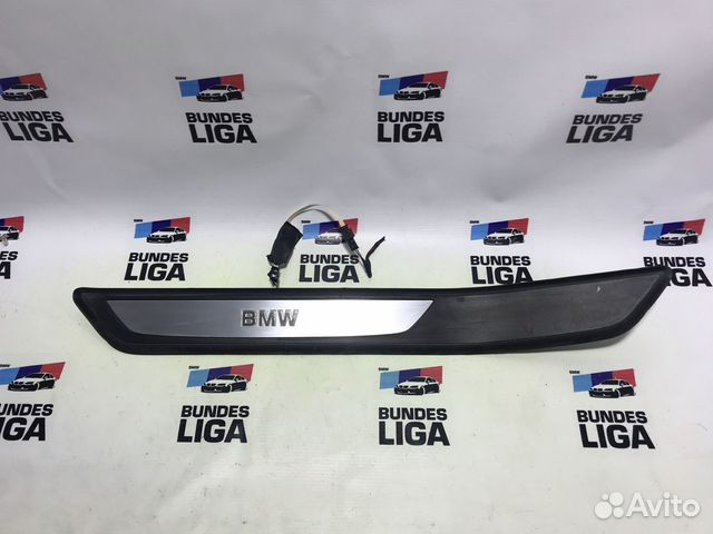 Накладка порога с подсветкой BMW F02 задняя левая