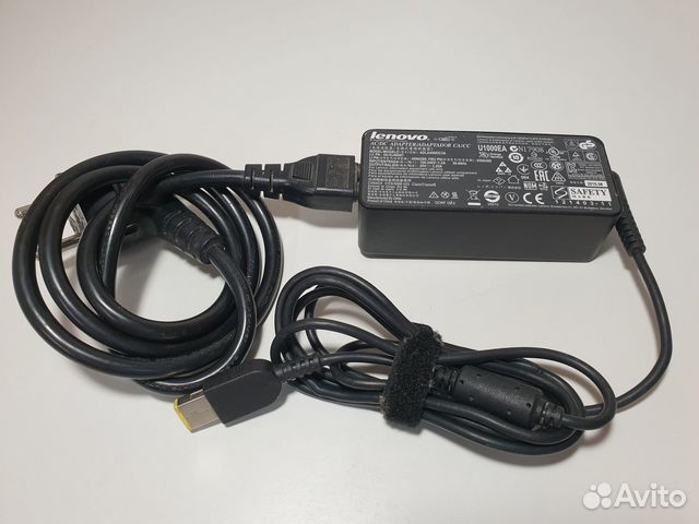 Блок питания Lenovo 20V 2,25A 45W прямоуг. разъём