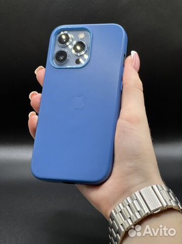Кожаный чехол на Leather Case iPhone 14 14PRO MAX