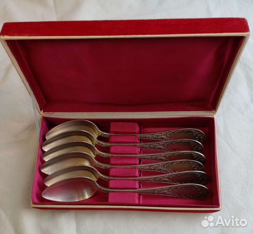 Набор мельхиоровых ложек СССР