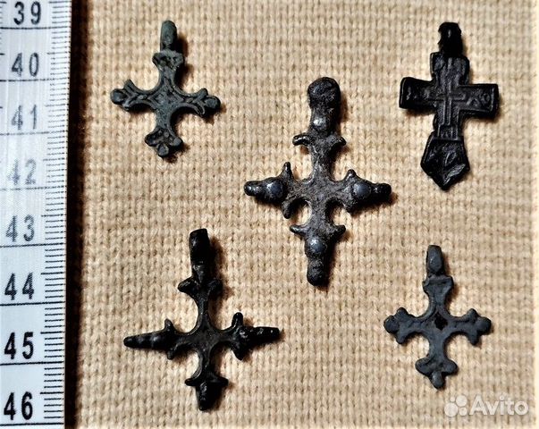 Средневековые кресты 5 штук