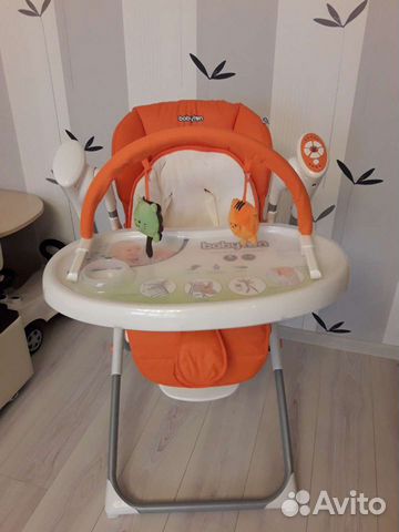 Стульчик качели для кормления 2 в 1
