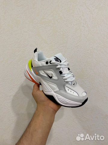 Кроссовки Nike M2k Tekno серые белые женские