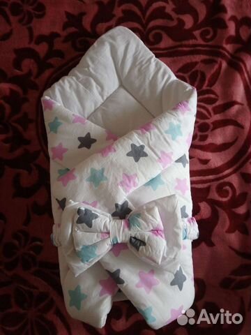 Конверт на выписку для девочки зима