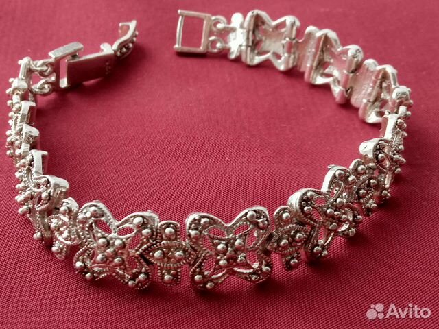 Серебряный браслет 925 пробы 26,85 гр. СССР