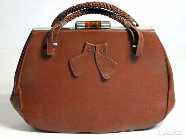 Сумка ридикюль большая саквояж 1940е старинна СССР