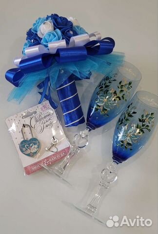 Свадебные букеты невесты (букет - дублер) Фужеры