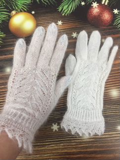 Перчатки (натуральный пух, кид мохер)