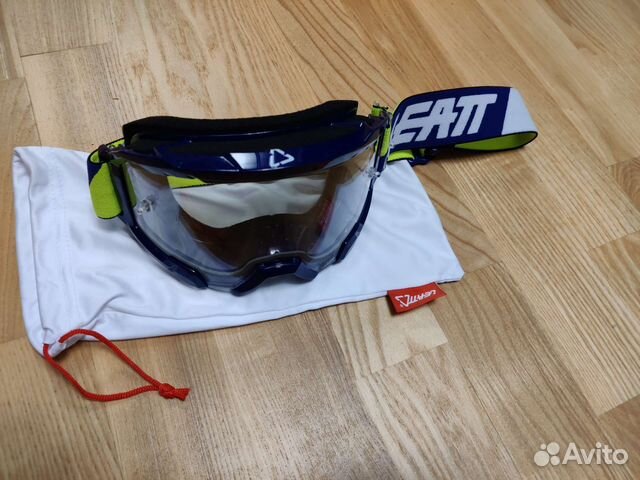 Новые очки Leatt Velocity 4.5 Blue Clear