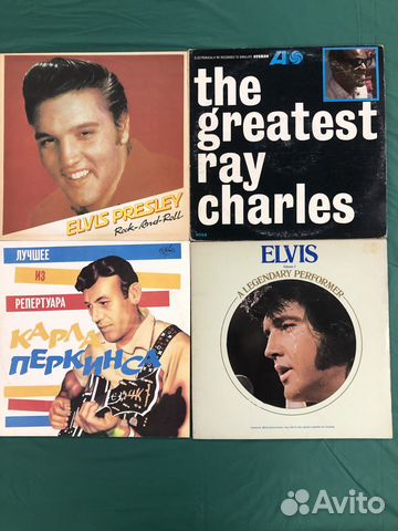 Винил Ray Charles, Elvis Presley, C.Perkins имп