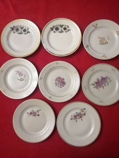 Тарелка плоская под горячее СССР. Краснодар. Чайка