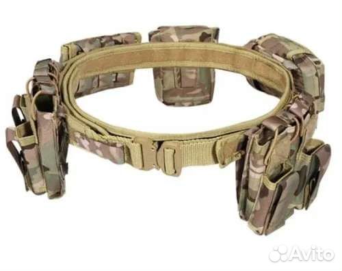 Пояс с подсумками тактический с лямками