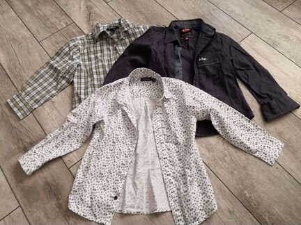 Рубашки на мальчика 3-4-5-6 лет