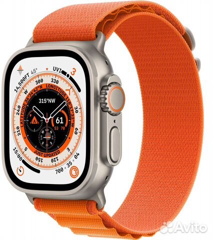 Apple Watch Ultra 49 мм S Оранжевые