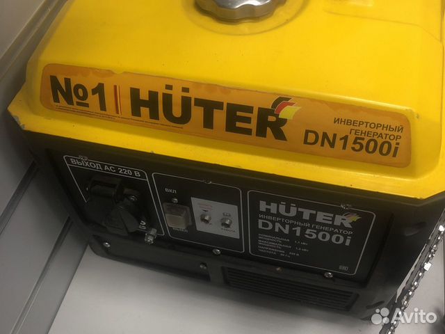 Бензиновый генератор huter dn1500i