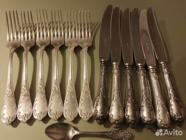 Столовые приборы мельхиор ссср.роял.зиш