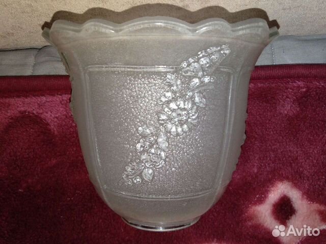 Красивые стеклянные плафоны Винтаж СССР