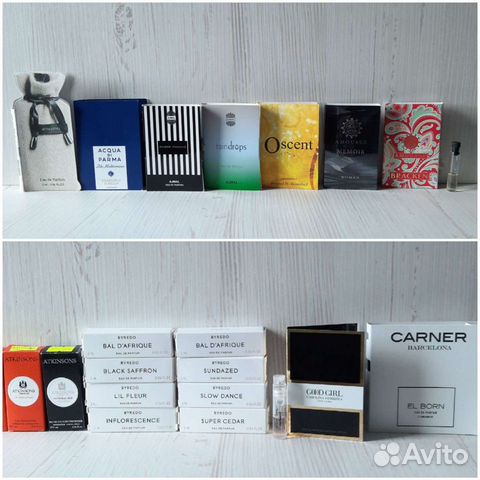 Пробники парфюмерии часть 2