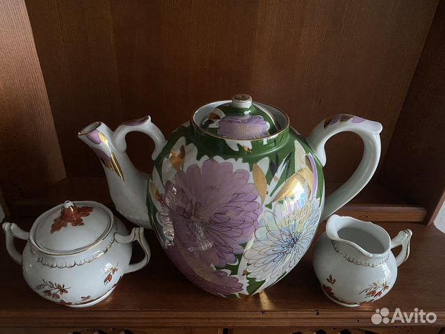 Чайник Дулёво, молочники, сахарница