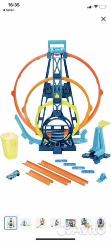 Hot wheels тройная петля