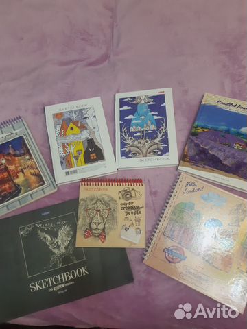 Скетчбуки, блокноты для зарисовок, рисунков