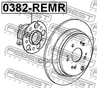 Ступица Задняя Honda Cr-V Re3/Re4 2007-2012 038