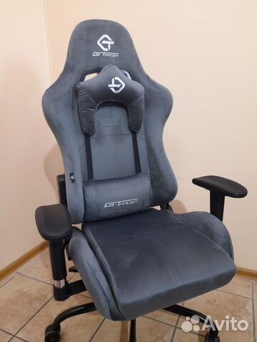 Игровое кресло компьютерное Велюр мягкий