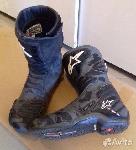 Alpinestars Мотоботы S-MX 4 (черно-серый 45)