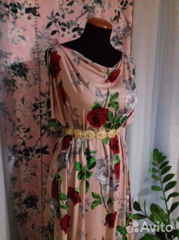 Отрез ткани трикотаж- масло 