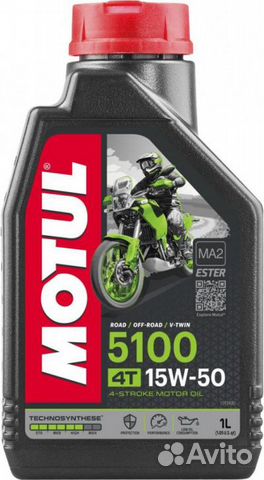 Motul масло 4Т 15w50 5100 1L (104080)