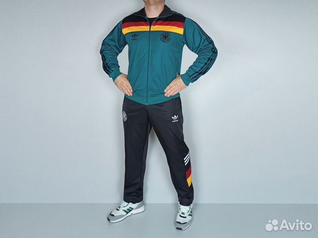 Новый костюм adidas Германия - зеленый 80 90