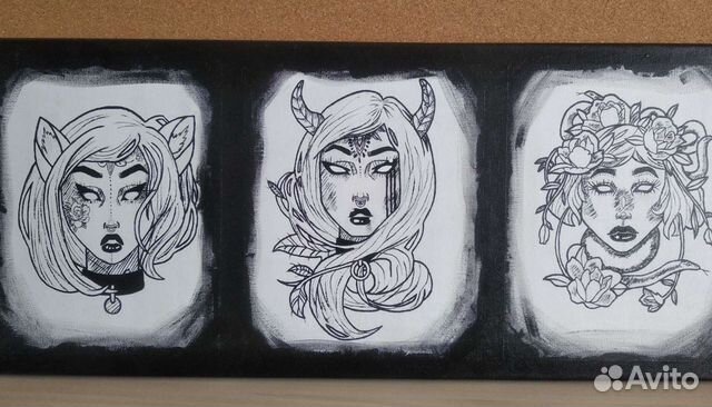 Картина. Ручная работа. Акрил 30*70