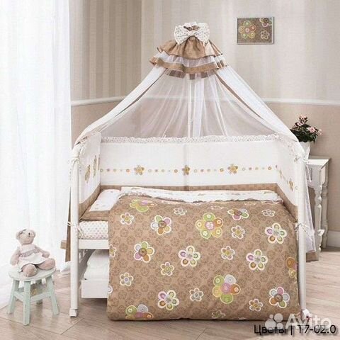 Комплект В кроватку perina 7 предметов сатин