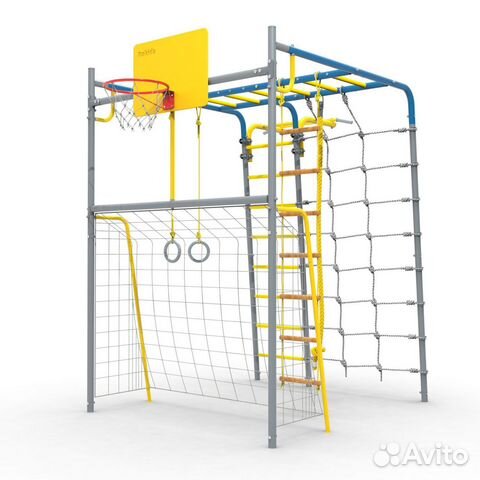 Уличный детский комплекс из металла для дачи