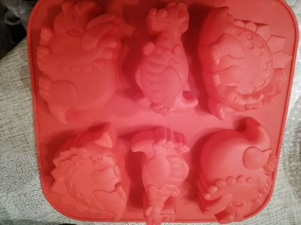 Форма силиконовая Динозавры, насекомых