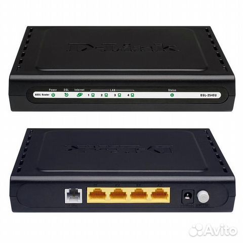 Маршрутизатор D-Link DSL-2540U