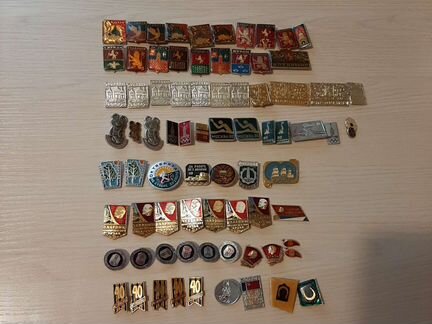 Значки СССР коллекционные