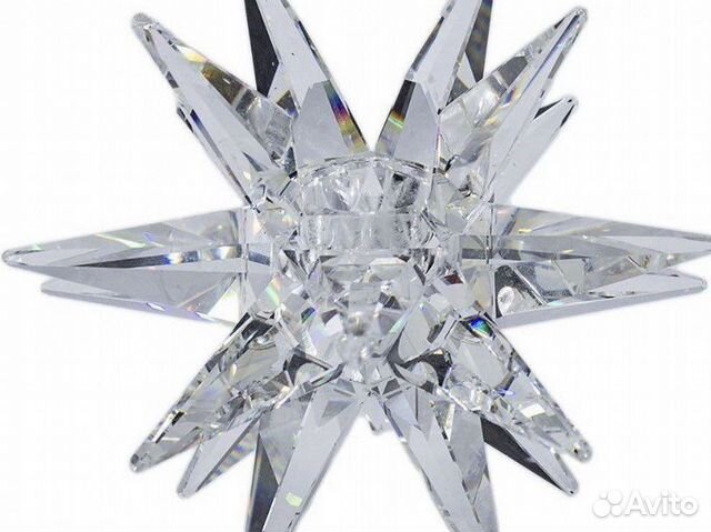 Подсвечник Swarovski звезда хрусталь