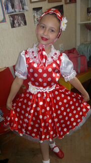 Костюм Матрешка/Машенька для девочки 8-10 лет