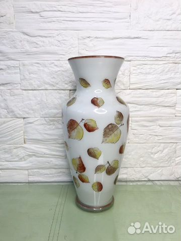 Ваза молочное стекло СССР