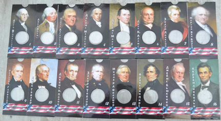 Блистер под монету США 1 доллар серии Президенты