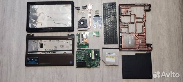 Ноутбук asus X52N на разбор