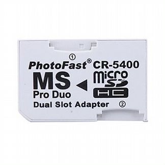 MS Pro Duo на MicroSD адаптер карт памяти