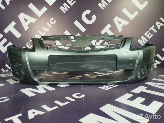 Бампер передний Приора Ваз 21704 - зеленый (сочи)