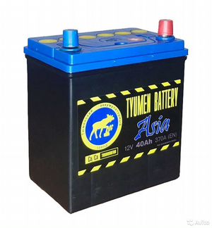Аккумулятор Тюмень 40L asia п/п