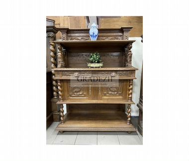 Комод/Поставец антикварный в охотничьем стиле