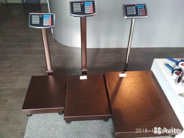 Весы платформенные напольные товарные. Торговые